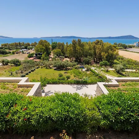 Luxury Villa Gialova Lagoon With Private Pool Exterior photo